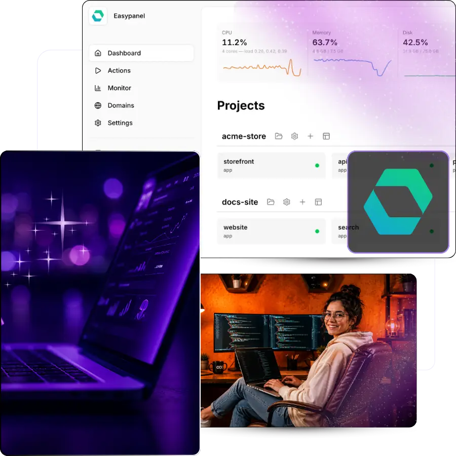 Easypanel VPS hosting - A first self-hosted platform